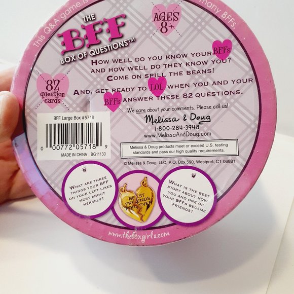 The Box Girls BFF Box of Questions game Melissa & Doug - Picture 3 of 8